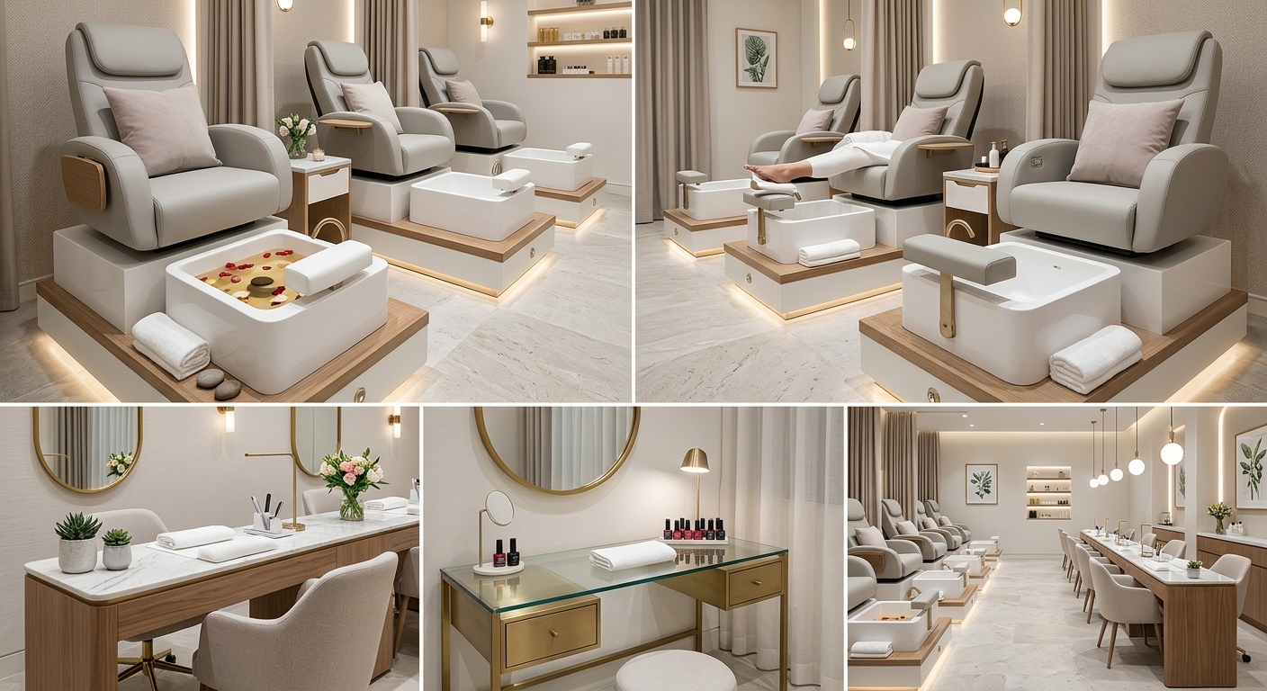 Manicure/Pedicure Stations